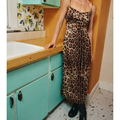 Wild Instinct Tie-Back Midi Dress