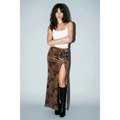 Wild Instinct Buckle Maxi Skirt