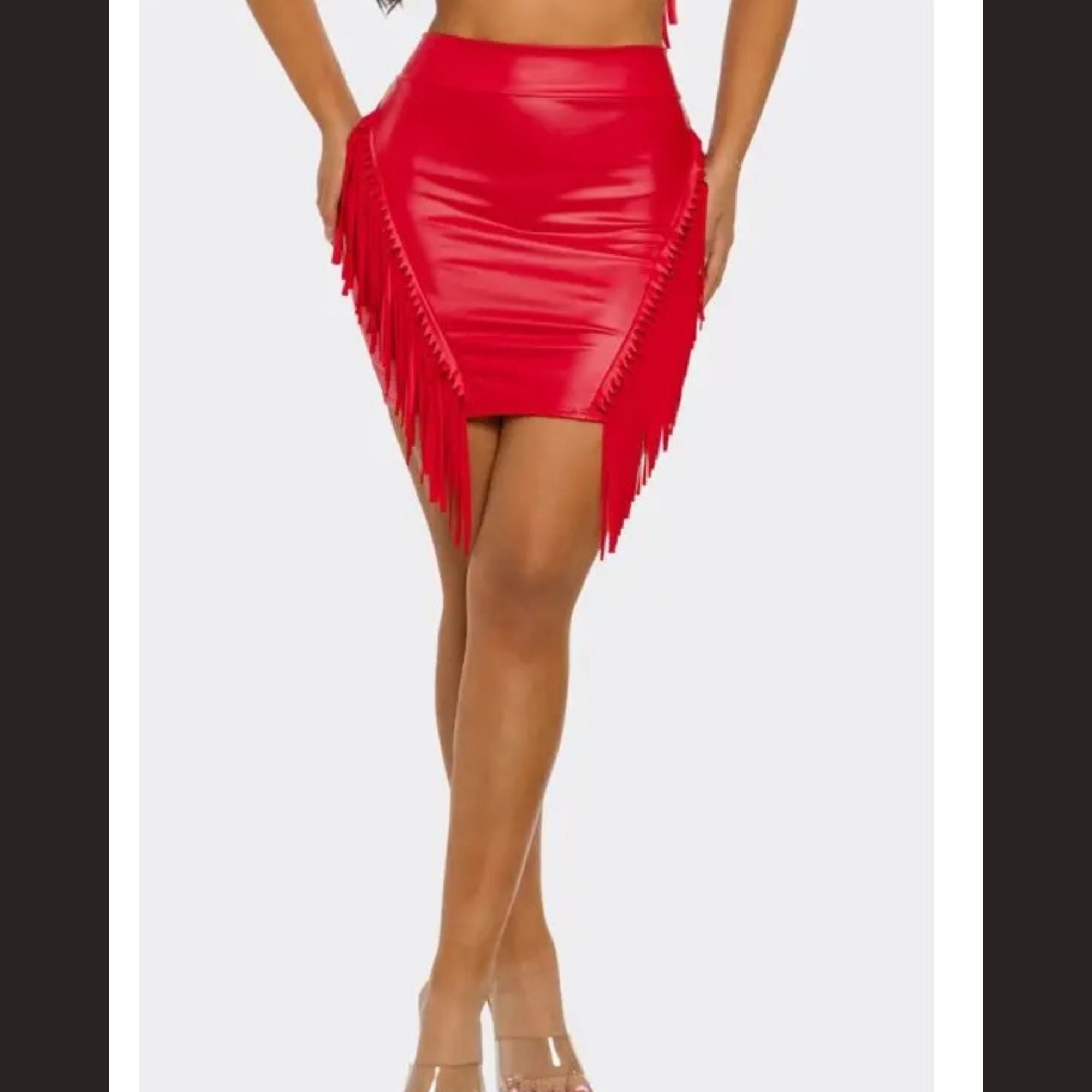 Hellfire Fringe Skirt