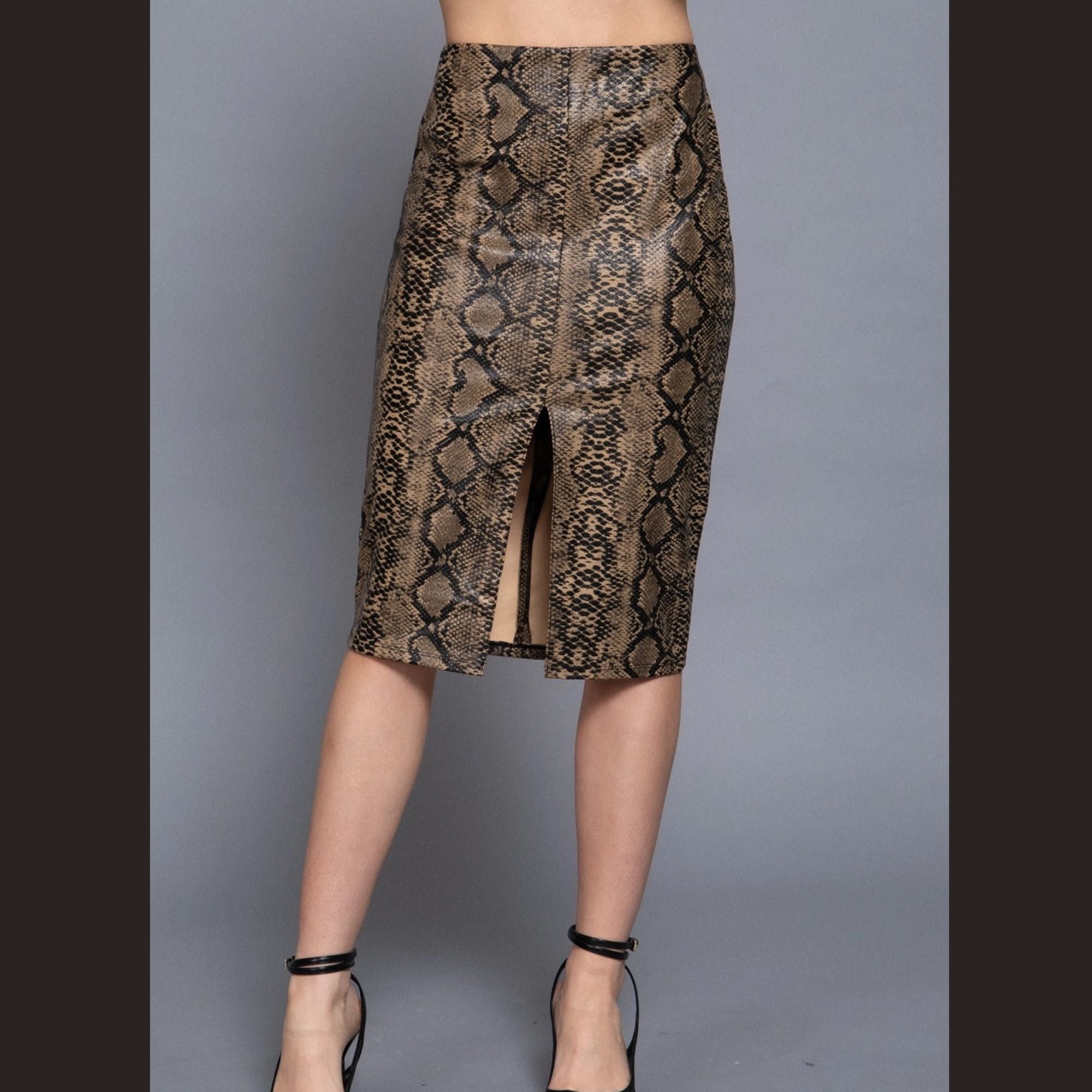 Desert Viper Midi Skirt